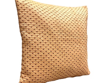 Textured Decorative Pillow, Cushion Cover, Pillow Case, Lumbar Pillow Vintage Pillow, Home Decor, Throw Pillow, Livingroom Decor 45x45 cm