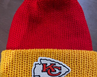 Handmade Double Thick Knitted Team Beanie