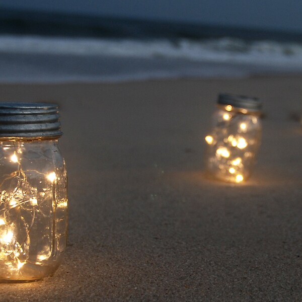 Group of 12 16oz Firefly Faerie Jars 7.00 a piece! Light up your Spring Wedding Lantern Sale!!!