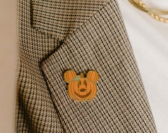 Pumpkin Mickey Hard Enamel Pin