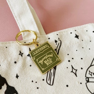 Magic Mailbox Enamel Keychain