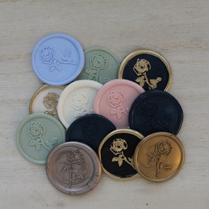 Popping Up Roses - Wax Seal