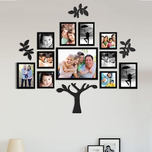 Photo Frame Wall Tree Decoration, Tree Sign Photo Wall Sign, Picture Wall, Family Photo Wall Decor