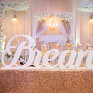 Sweet 16 Name Sign: Freestanding Plywood Birthday Centerpiece