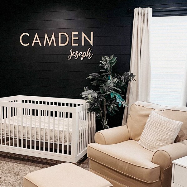 Nursery Name Sign - Etsy