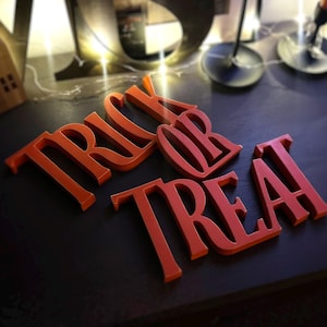 Personalized Halloween Wood Sign: Custom Trick or Treat Decor