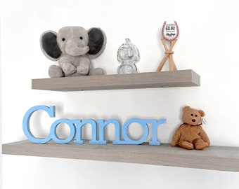 Freestanding Baby Name Sign for Nursery, Baby Name Sign for Nursery Shelf, Kid Name Sign Nursery Decor, Baby Gift, Baby Shower Gift, Newborn