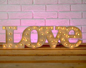 Light Up Home Sign, Sign with bulbs, Retro Marquee sign, Wooden Marquee Home Decor Sign, Custom Marquee Sign, Wood Home Sign