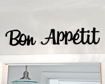 Birch Plywood Bon Appétit Sign - Freestanding or Wall Decor