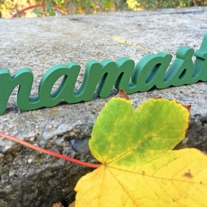 Namaste small shelf sign, Yoga studio sign, Yoga Instructor Gift, Yoga sign, Namaste sign, Shel sign for yoga studio, Yoga home decor