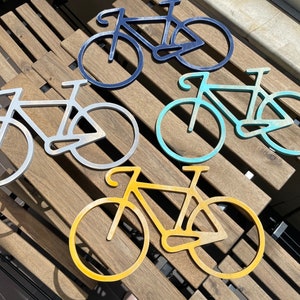 Bicycle 3D Sign Decor | Biker Gift | Bicycle Wooden Sign | Sports Lover Gift | Gym Wall Decor | Sports Sign