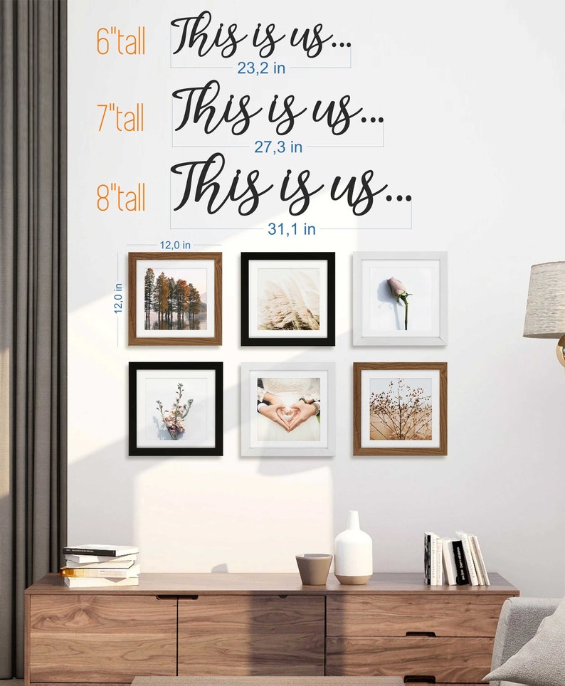 This is Us Wood Sign Rustic Home Decor This is Us Wall Etsy