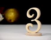 Natural Wood Table Numbers Set, Wood Wedding Table Decor, Wood Wedding Table Number, Elegant and Rustic Table Numbers, Barn Wedding Decor