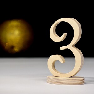 Natural Wood Table Numbers Set, Wood Wedding Table Decor, Wood Wedding Table Number, Elegant and Rustic Table Numbers, Barn Wedding Decor