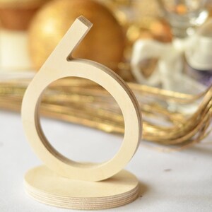 Wood Table Numbers, Set Table numbers, Table numbers, Wedding table sign, Wedding table number, Wedding table numbers set image 8