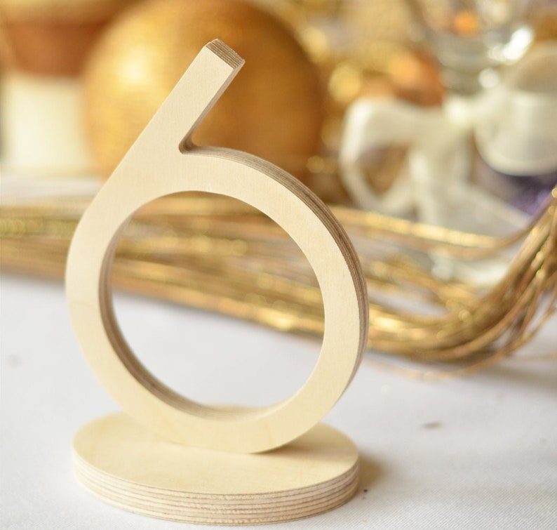 Wood Table Numbers, Set Table numbers, Table numbers, Wedding table sign, Wedding table number, Wedding table numbers set image 8