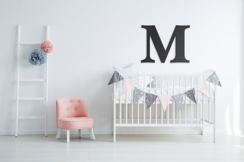 INDIVIDUAL Wall DECOR Letters Initials Nursery Decoration Etsy