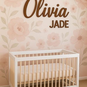 Name Sign Wall, Baby Name Cutout, Custom Name Sign, Personalized Name Sign for Wall, Personalized Name Sign for Nursery, Custom wood name