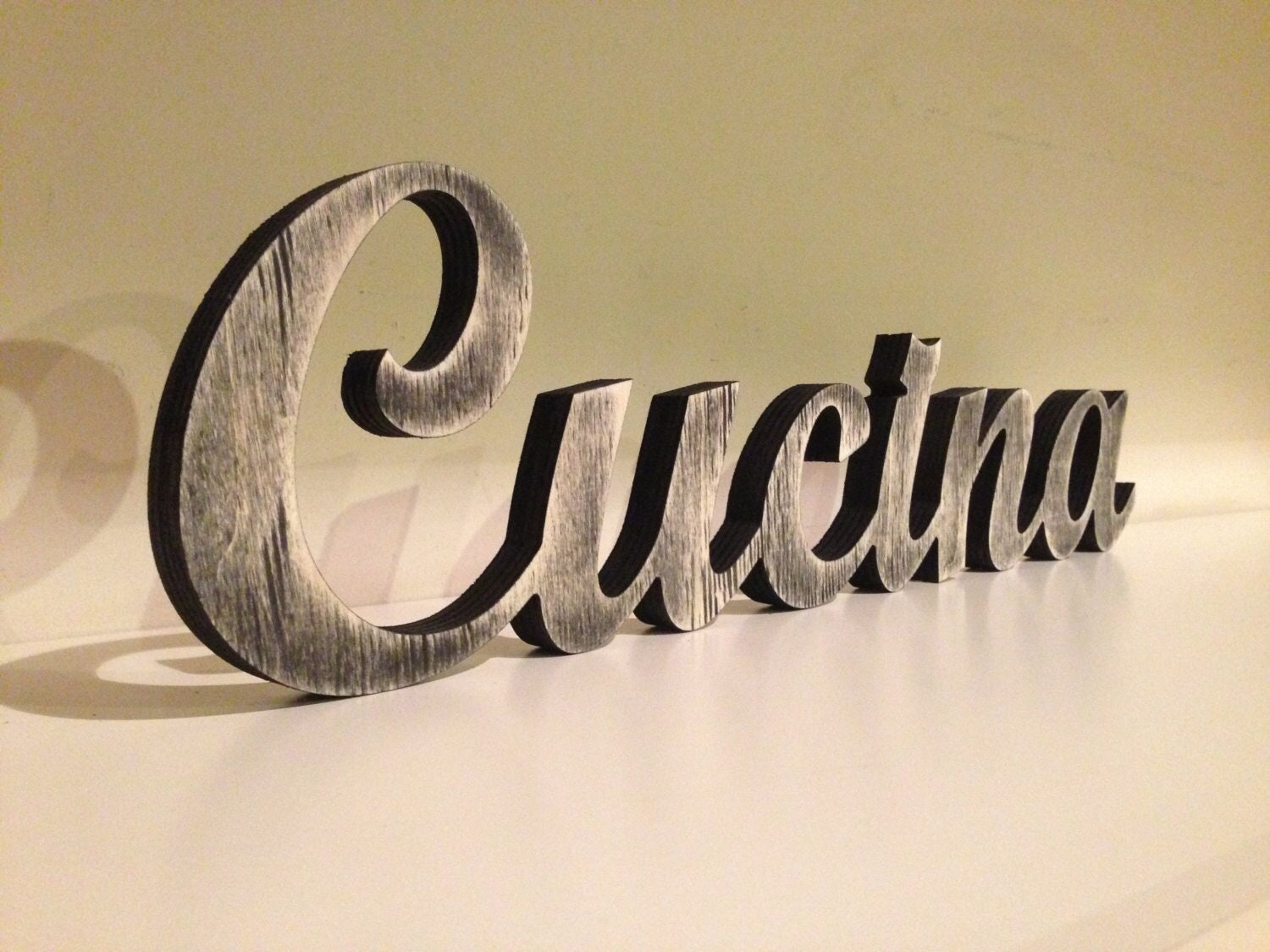 Cucina Italiana, Italian Word for Kitchen, Kitchen Sign, Kitchen