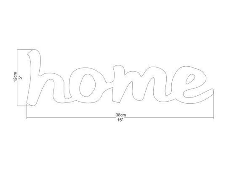Black distressed edges /'home/' sign freestanding wooden script letters sign home decor wood sign wall hanging sign