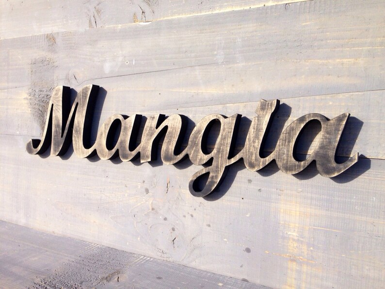 Mangia Sign Mangia Italian Eat Sign Mangia Kitchen Decor ...