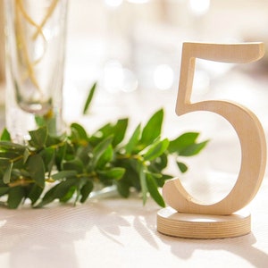 Wooden Table Numbers, Rustic Wedding Top Table Decoration, Table Number, Table Numbers, Wedding centrepiece bumber decor