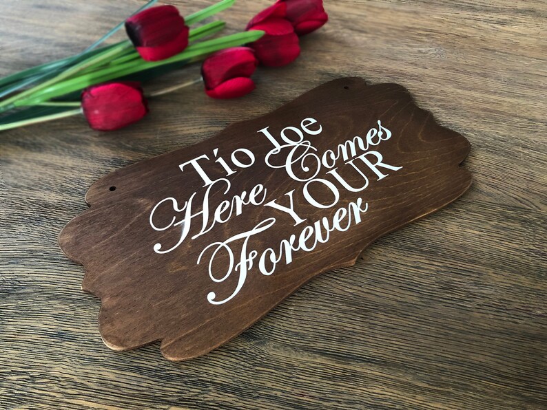 AISLE RUNNER Ring Bearer Flower Girl Down the Aisle Sign Etsy