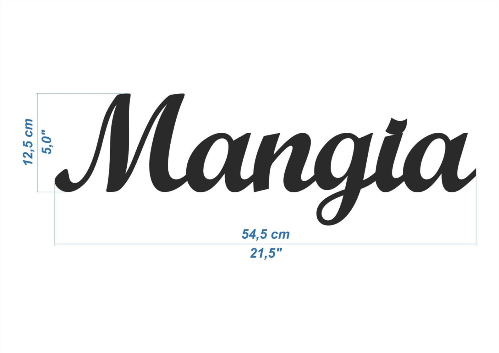 Mangia Sign Mangia Italian Eat Sign Mangia Kitchen Decor Etsy