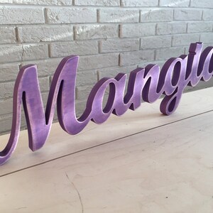 MANGIA Wand Dekor Küche Dekoration Woo Zeichen | Etsy