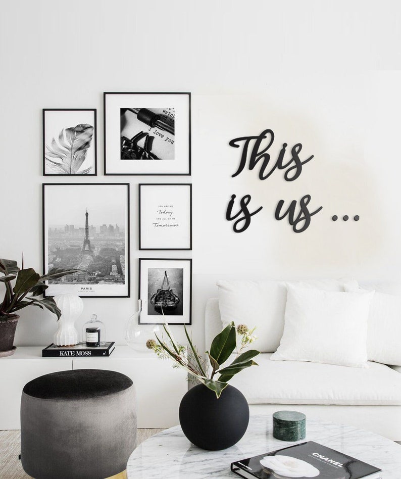 This is Us Cutout This is Us Wall Sign This is Us Sign Etsy