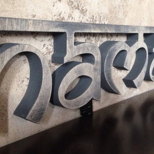 Namaste Wood Sign for Wall, Namaste wall decor, Yoga sign, Yoga Lover Gift, Yoga Studio Wall Decor, Namaste Wood Word, Om Yoga Sign