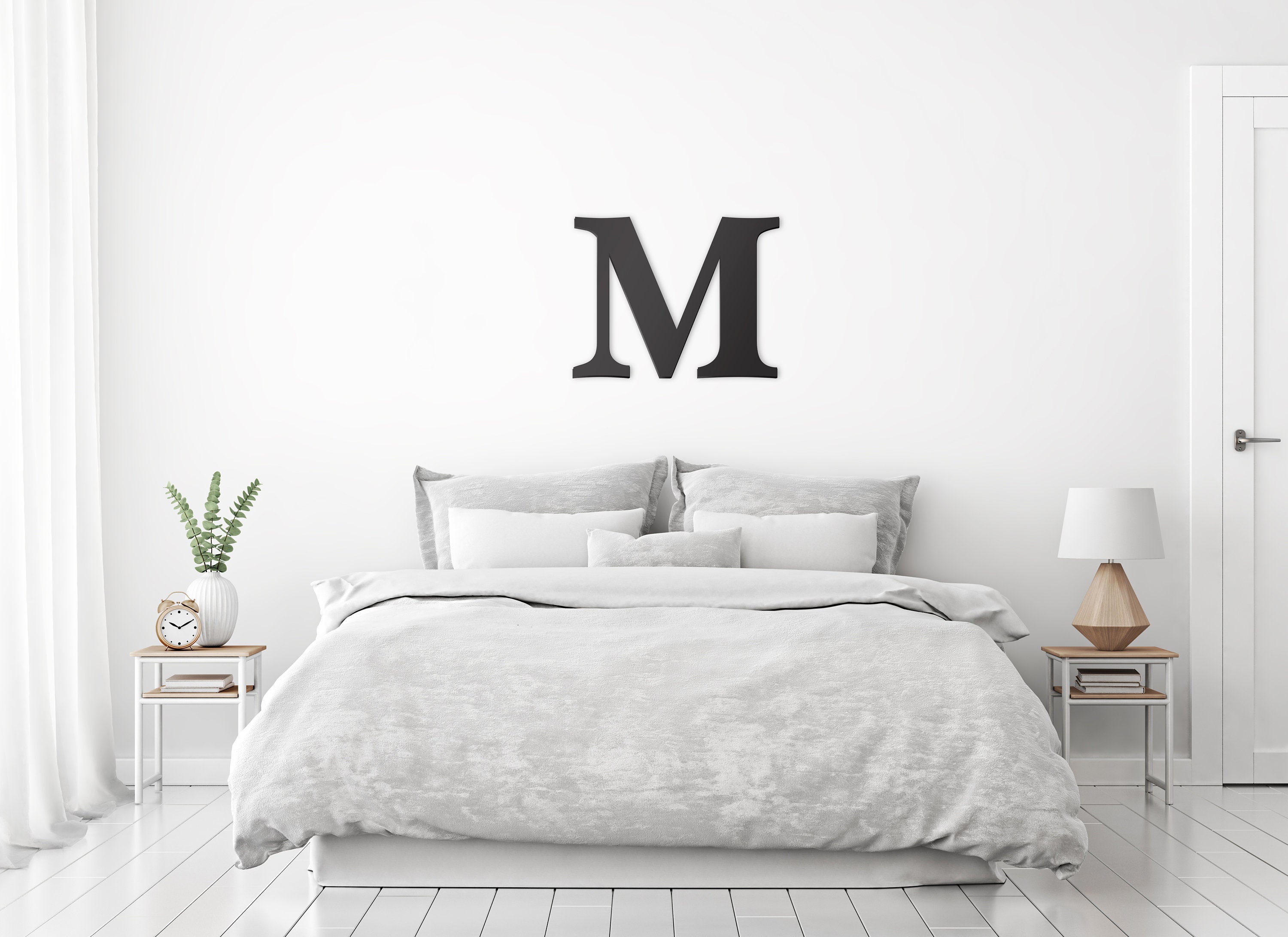 INDIVIDUAL Wall DECOR Letters Initials, Nursery Decoration, Initials Wall Decoration, Big Letter Initials, Custom Wall Decor Name sign