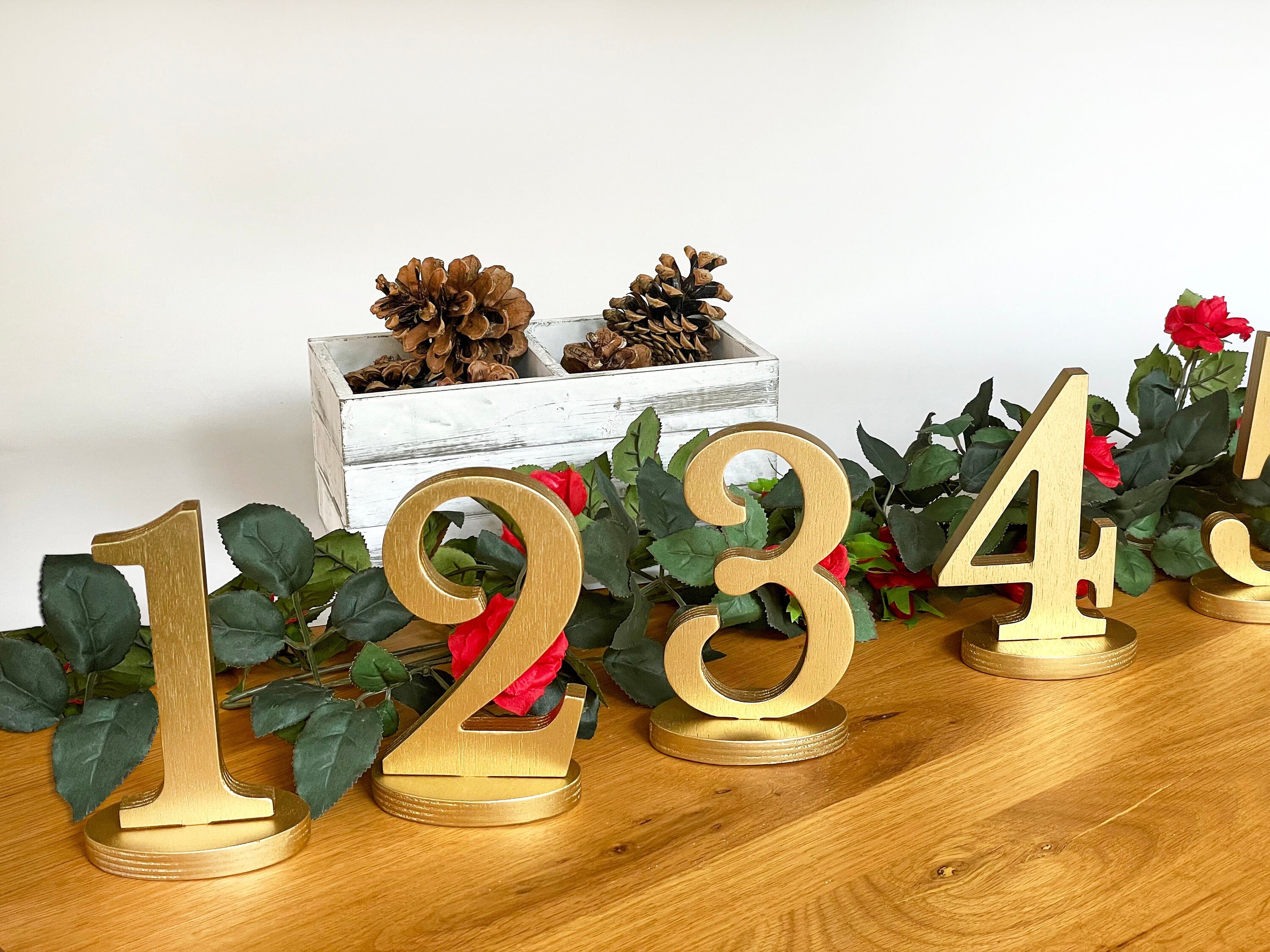Wood Wedding Table Numbers Elegant Table Number Centerpieces Wood Rustic Wedding Table Decoration Wedding Table Numbers