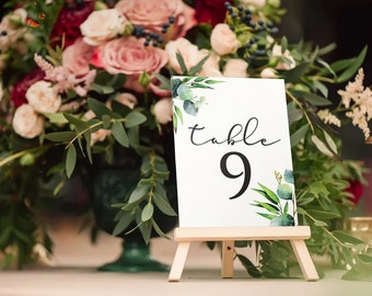Mini Wood Easel: Wedding Table Number Stand (6.2/3.9 inches)