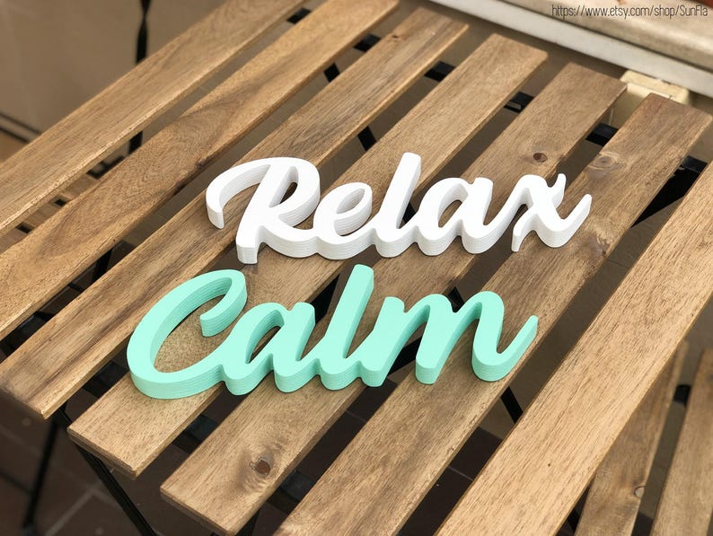 Custom Wood Word Sign | Personalized Freestanding Letter Sign | Any ...