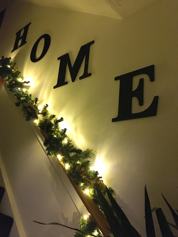 expositie nevel mild HOME wandbord decoratie Grote Home 3D-letters Houten - Etsy Nederland