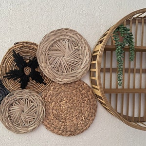 Black Star Boho Bohemian Basket Wall Decor - Set of 10 Baskets (*shelf ...