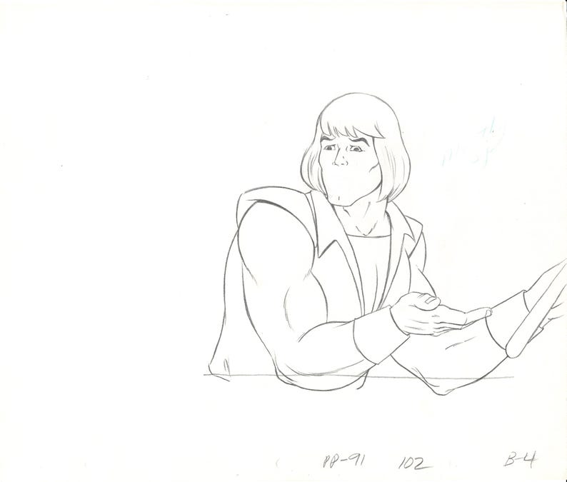 She-ra MOTU Adam Production Animation Cel Drawing Filmation 1980s Rd4 ...