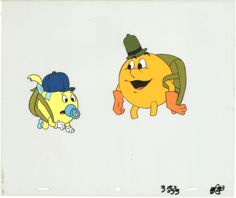 Pacman Production Animation Art Cel From Hanna Barbera 1982-83 B07340 ...