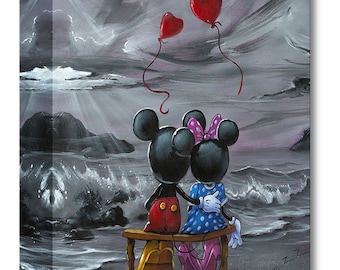 Mickey Mouse Minnie Mouse Walt Disney Fine Art Jim Warren Limited