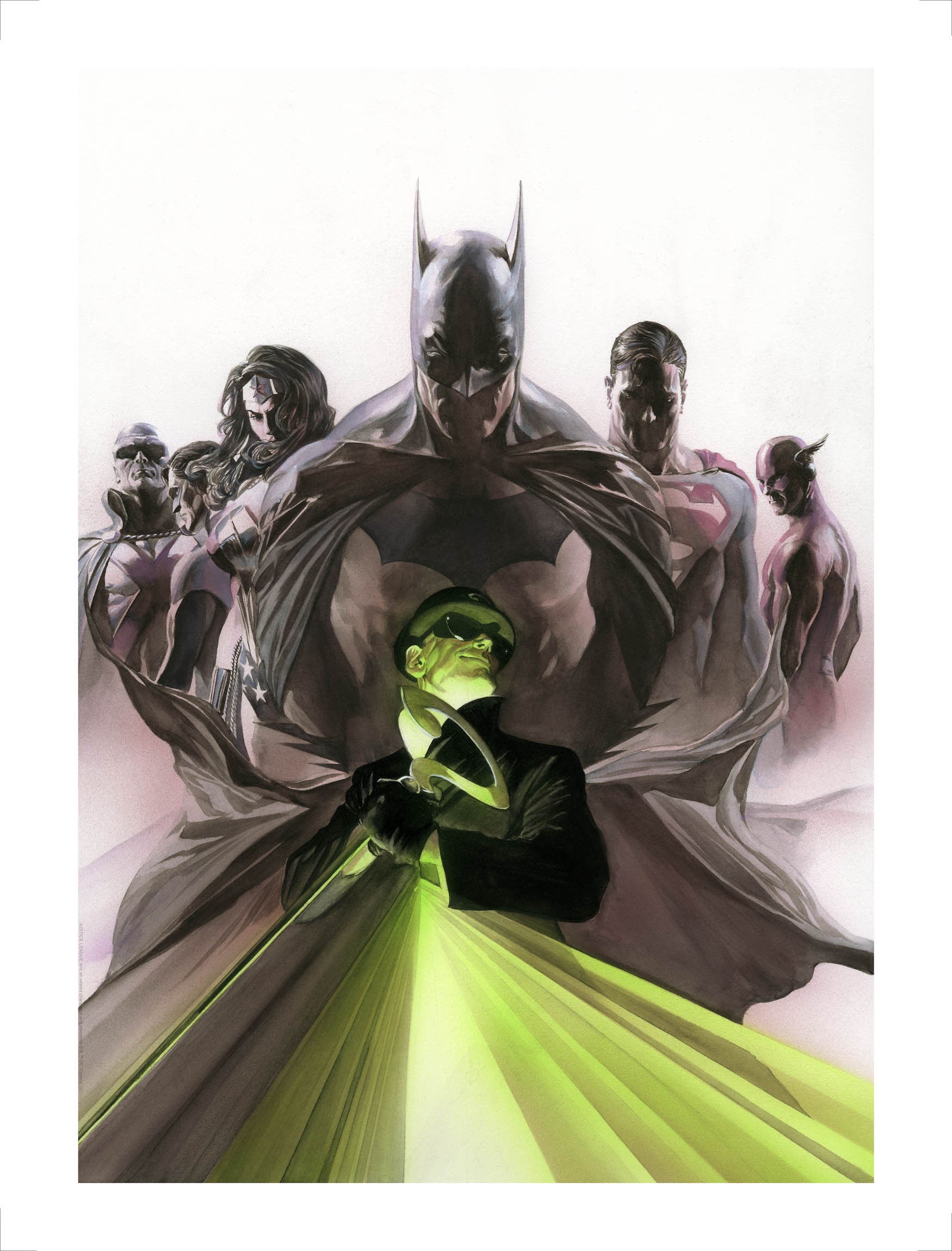 Alex Ross SIGNED Enigma Riddler SDCC Exclusive Giclee Print on