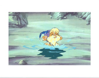 Star Wars: Ewoks Teebo Celda de animación de producción original n Dibujo Lucasfilm b5323