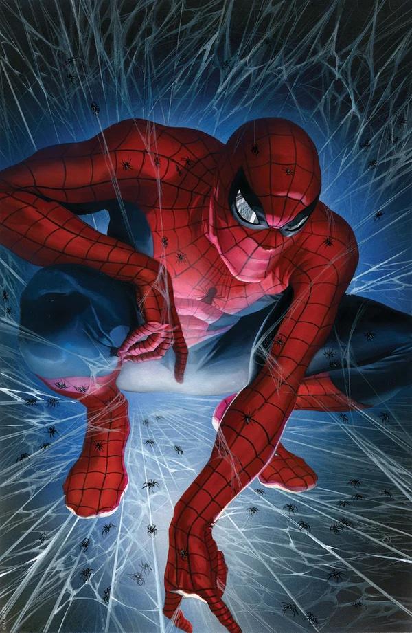 Alex Ross Spider-man 1 Torment Marvel SIGNED Paper Print Limited
