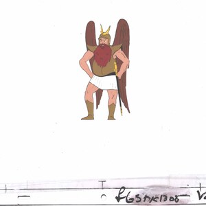 Flash Gordon Prince Vultan Filmation Production Animation Art Cel v23a