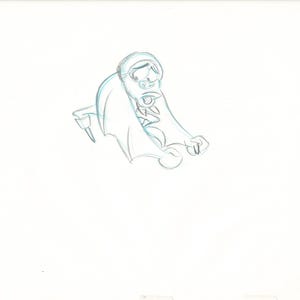 The Great Mouse Detective Fidget the Bat Walt Disney Production Animation Drawing 1986 A113