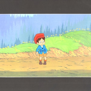 Pinocchio and the Emperor of the Night production animation cel Filmation 26