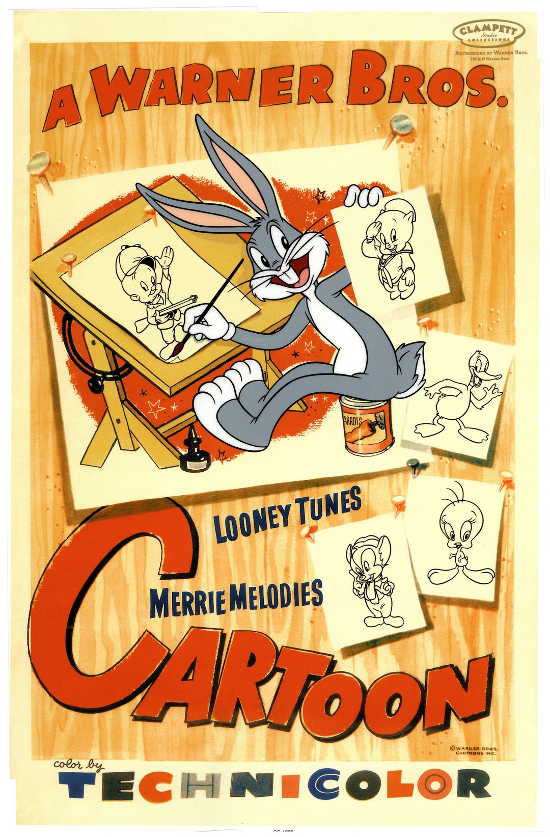 Bugs Vintage Cartoon Director Looney Tunes Warner Brothers Limited