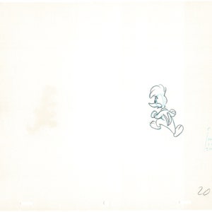 Woody Woodpecker Walter Lantz Full-figure KEY Vintage Production Animation Cel Drawing B009