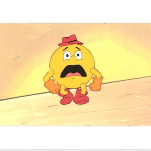 PacMan Production Animation Art Cel from Hanna Barbera 1982-83 b07348