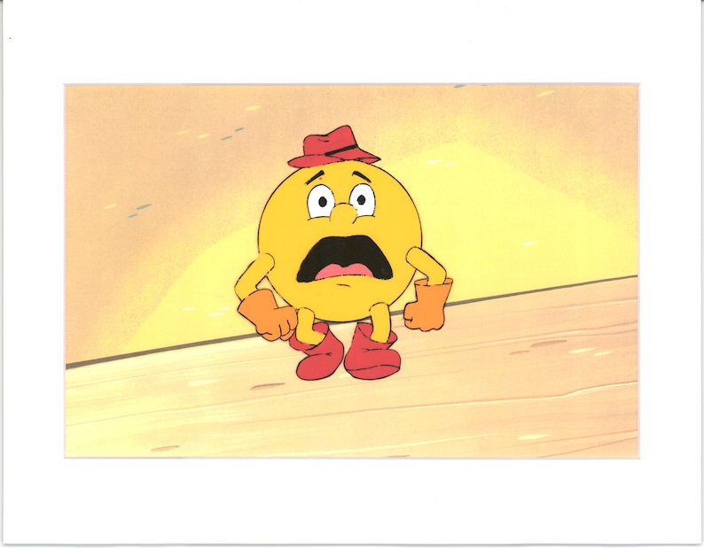 Pacman Production Animation Art Cel From Hanna Barbera 1982-83 B07348 ...